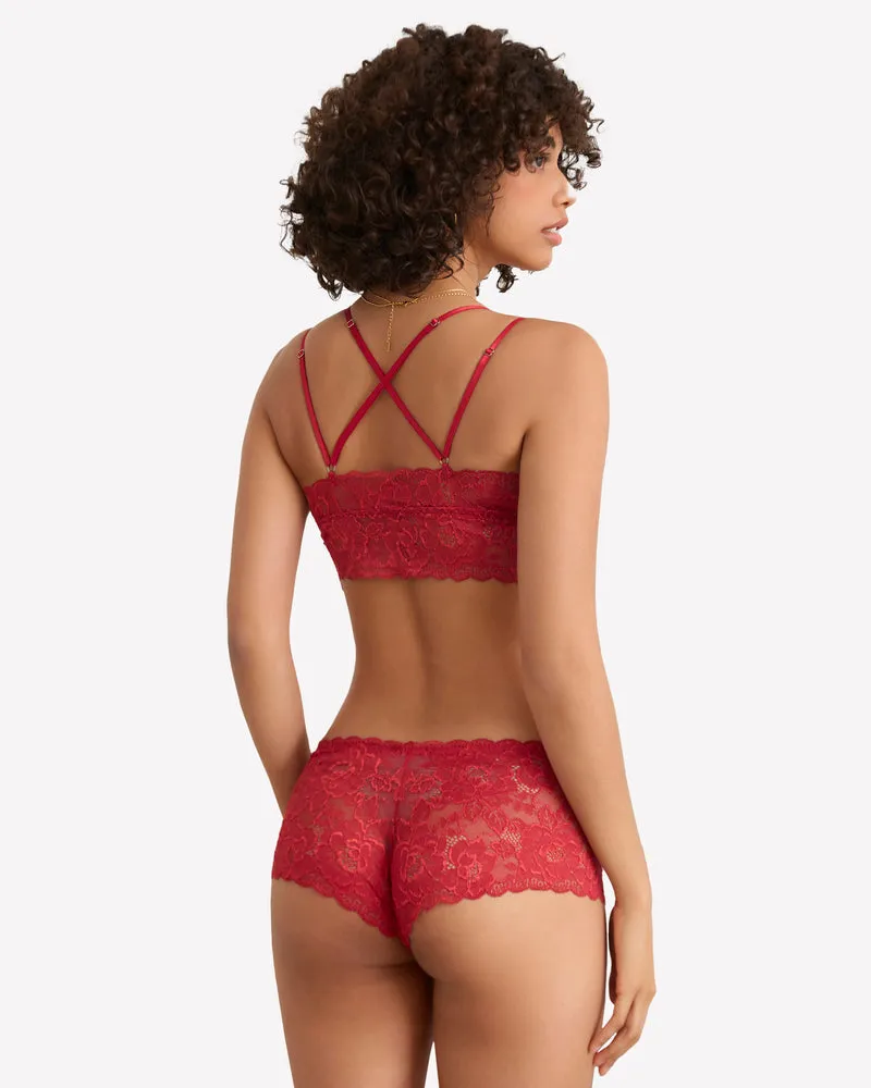 2 Piece Lace Bra and Panty Set