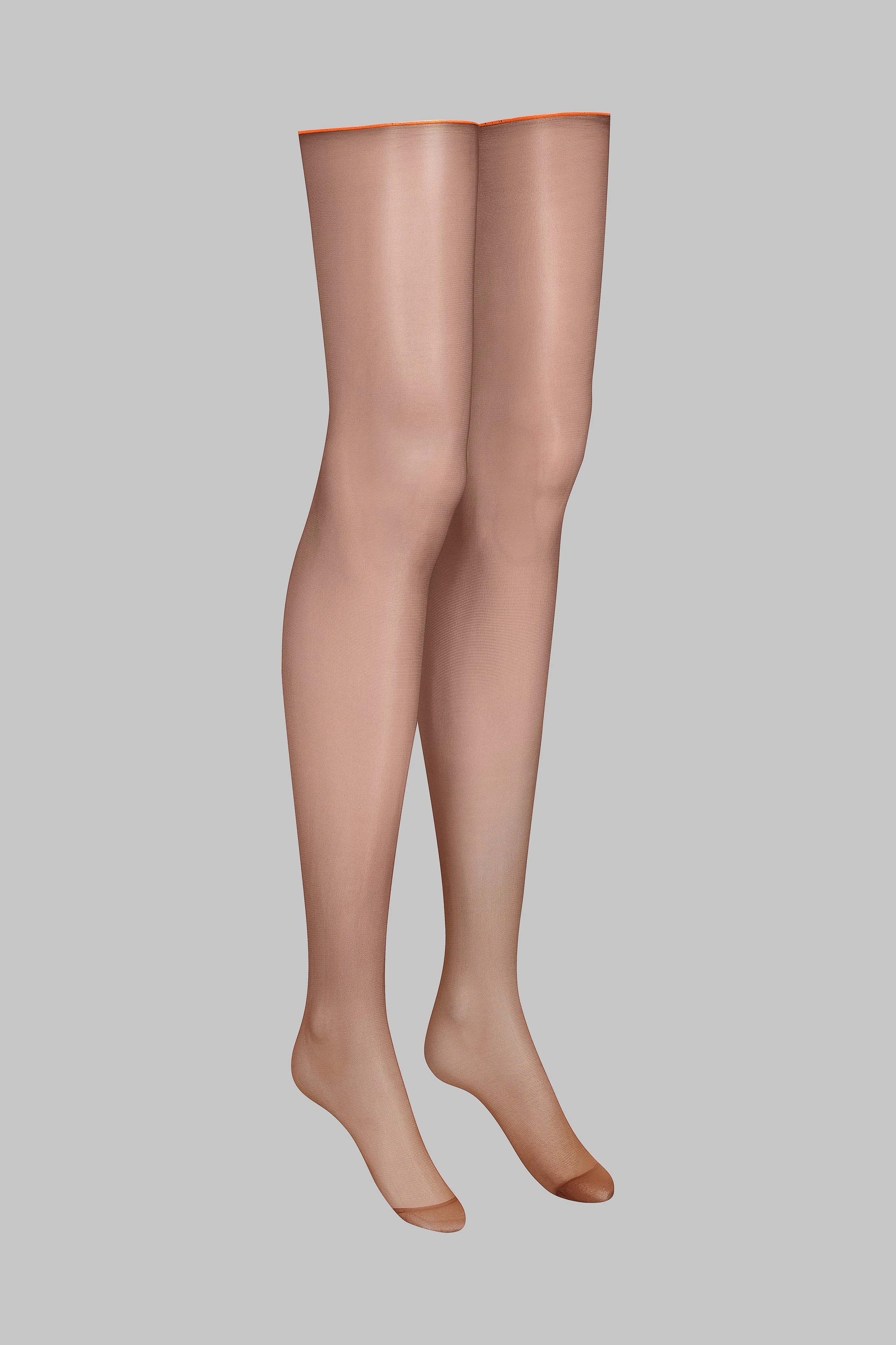20D neon seam rolled stockings - Les Coquetteries