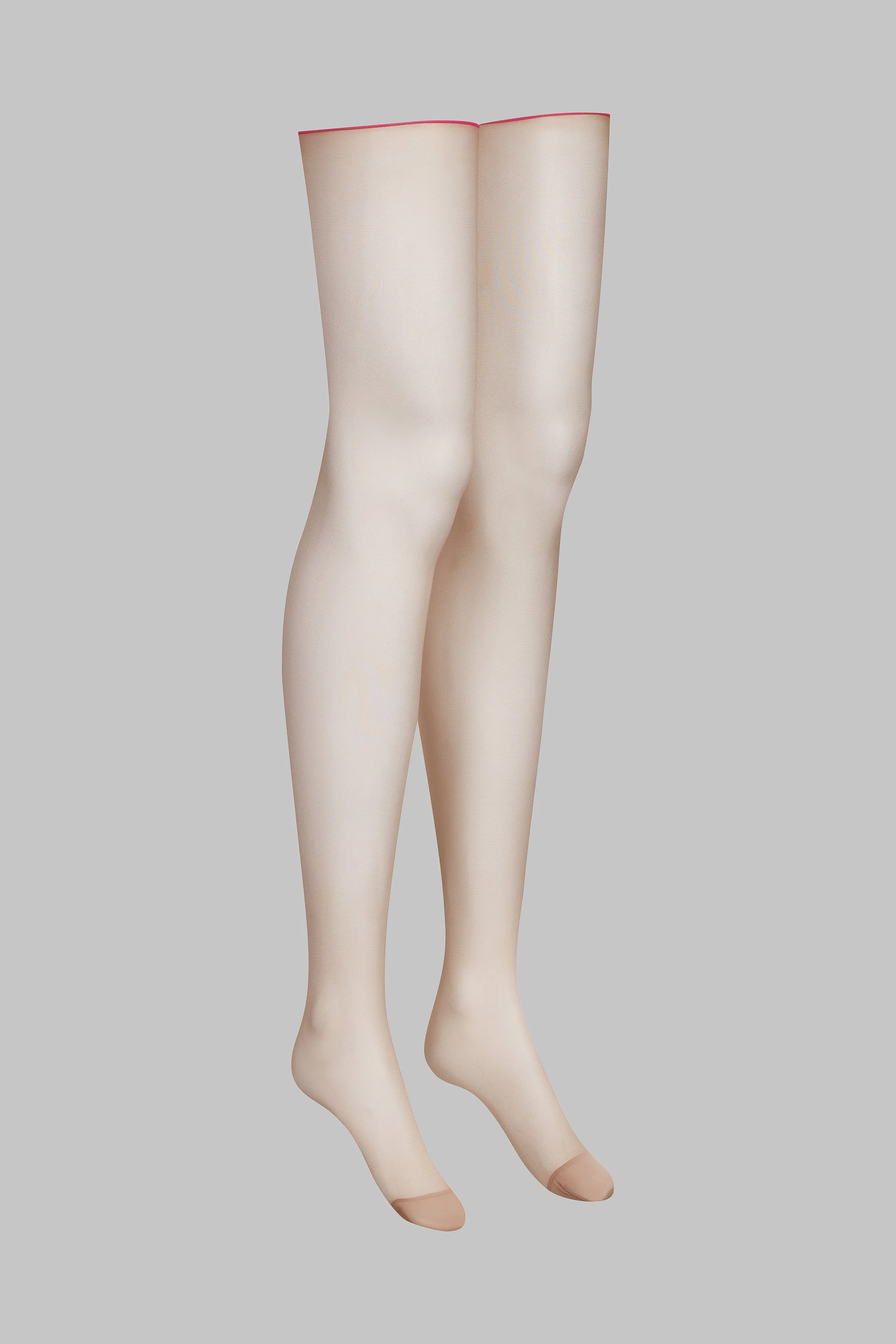 20D neon seam rolled stockings - Les Coquetteries