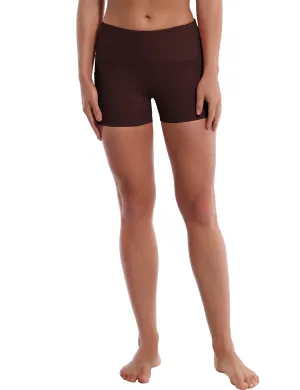 2.5" Side Pockets Yoga Shorts mahoganymaroon_yoga