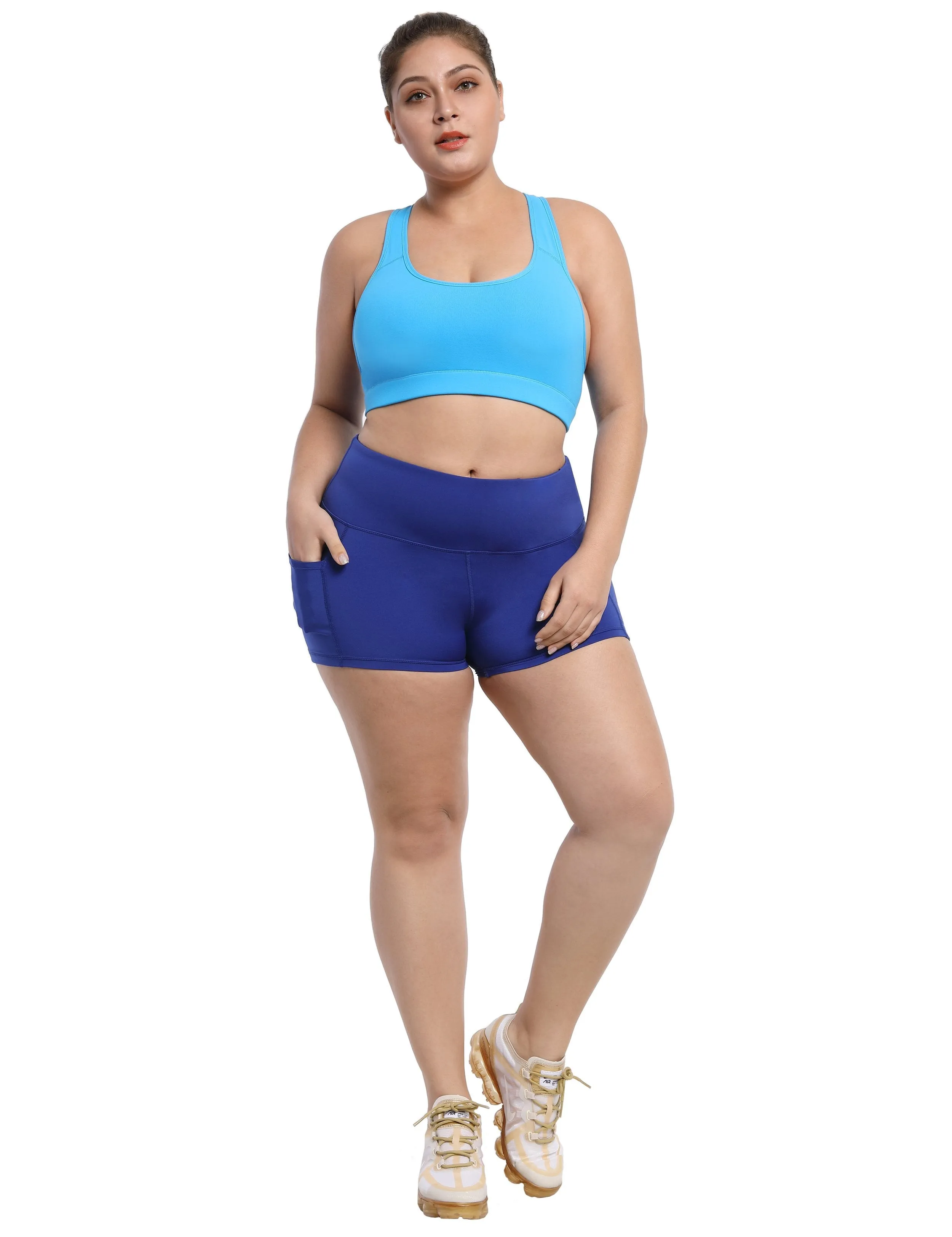 2.5" Side Pockets Yoga Shorts navy ins_yoga