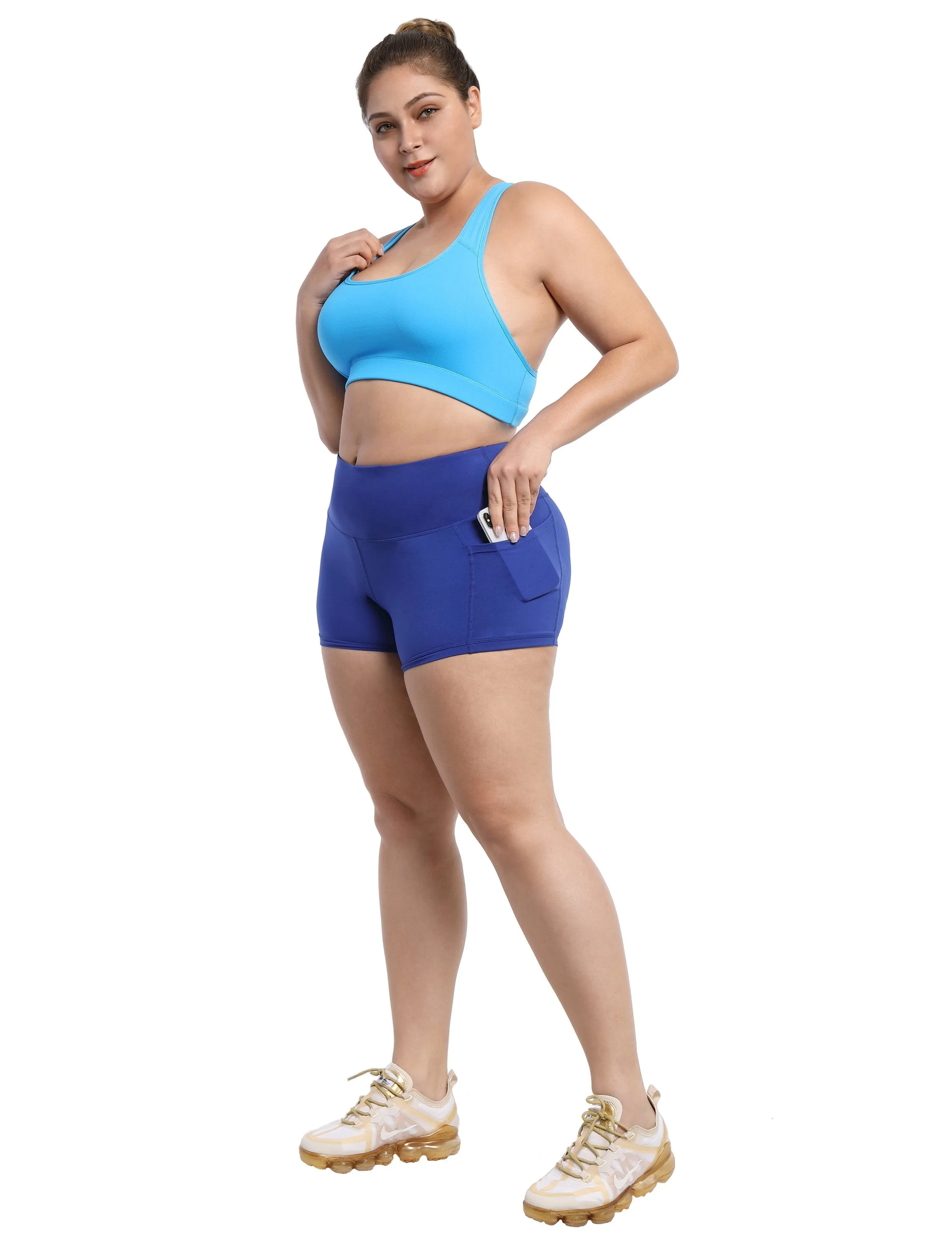 2.5" Side Pockets Yoga Shorts navy ins_yoga