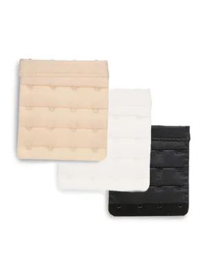 4 Hook Bra Extender - 3 Pack