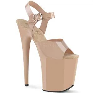 8 Inch Heel FLAMINGO-808N Cream Jelly Like TPU
