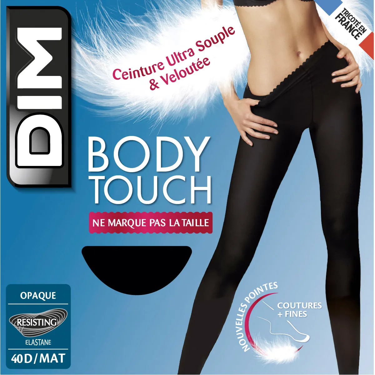 Body Touch Opaque 40 tights in black