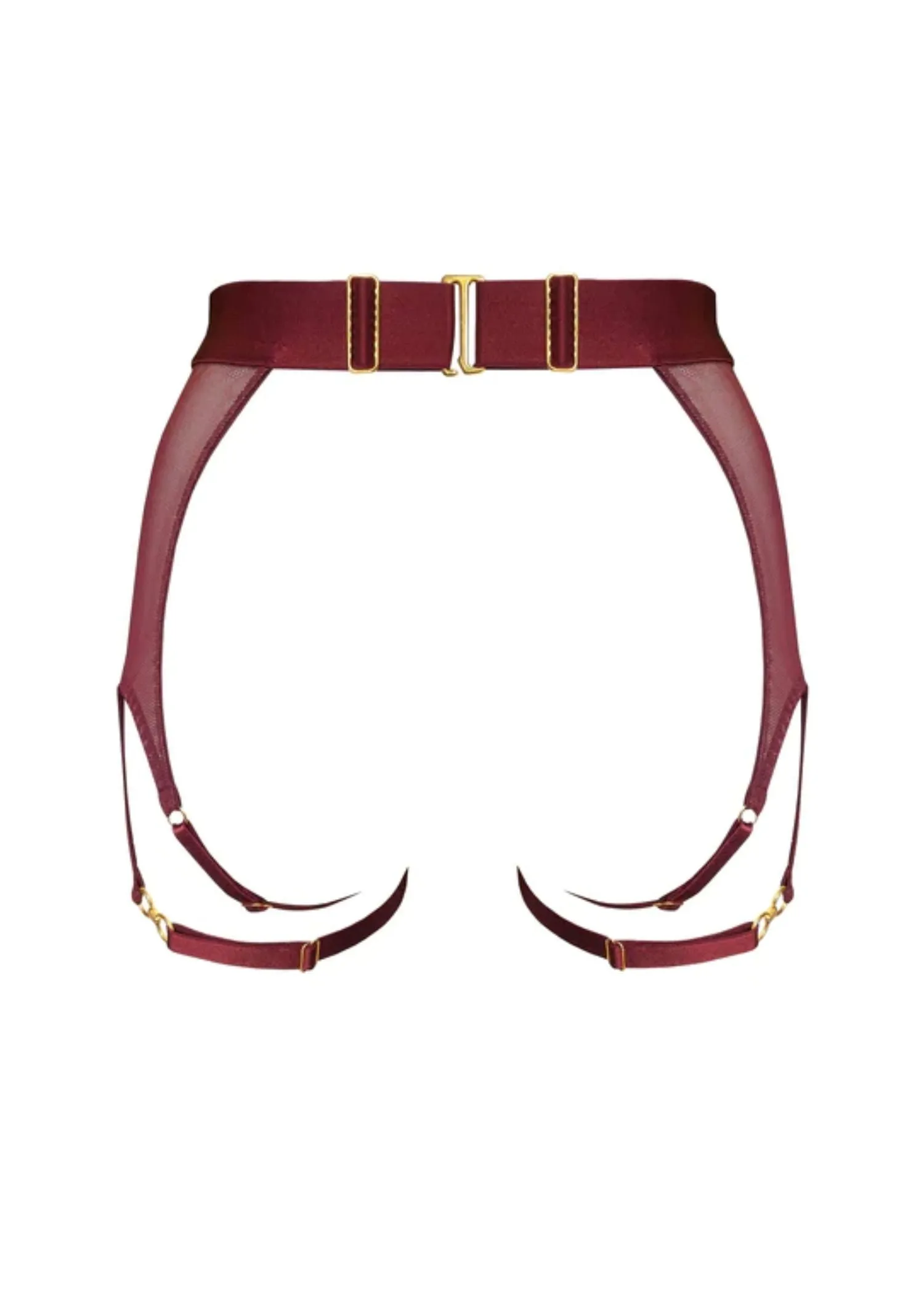 Cadi Ouvert Garter Brief (Morello)