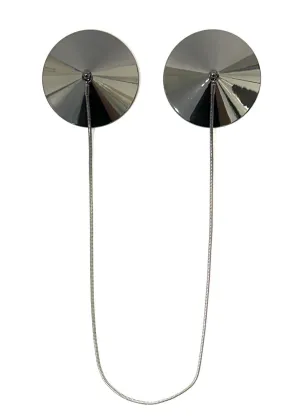 Chain Linked Nipple Cover (Pewter Metal)