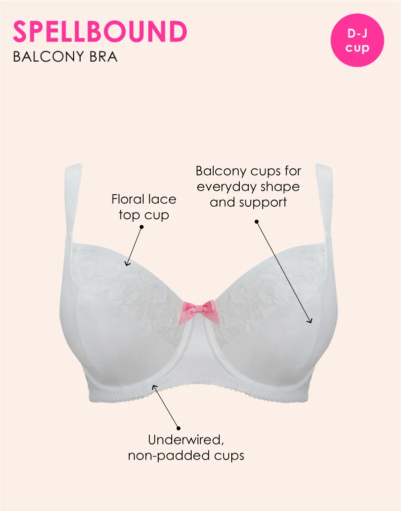 Curvy Kate Spellbound Balcony Bra White