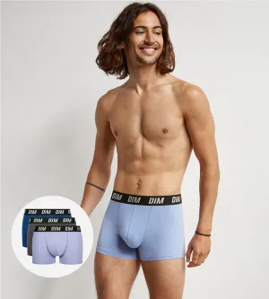 Dim Sport Parma Blue Pack of 3 men's boxers with active temperature regulation