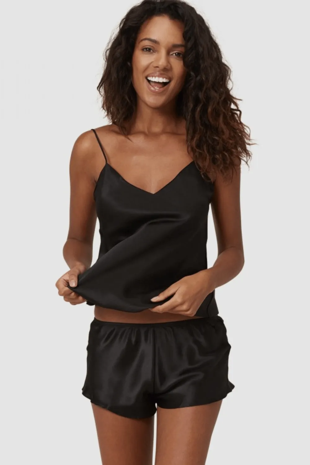 Dream Silk Short Black. Size 2 (UK 10-12)