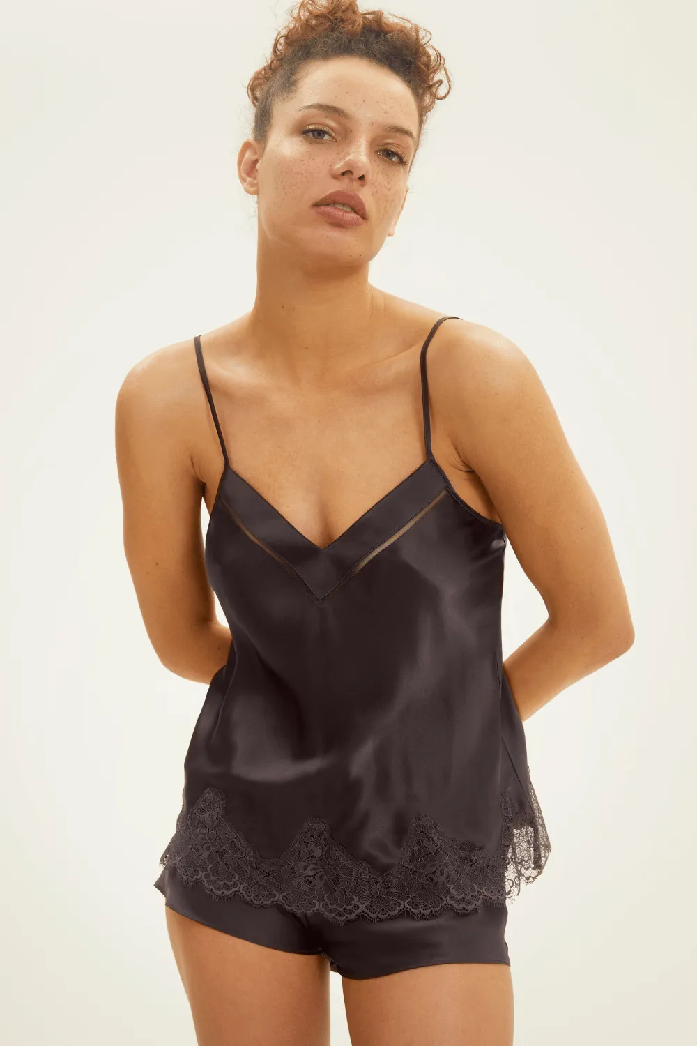 Dream Silk Short Black. Size 2 (UK 10-12)