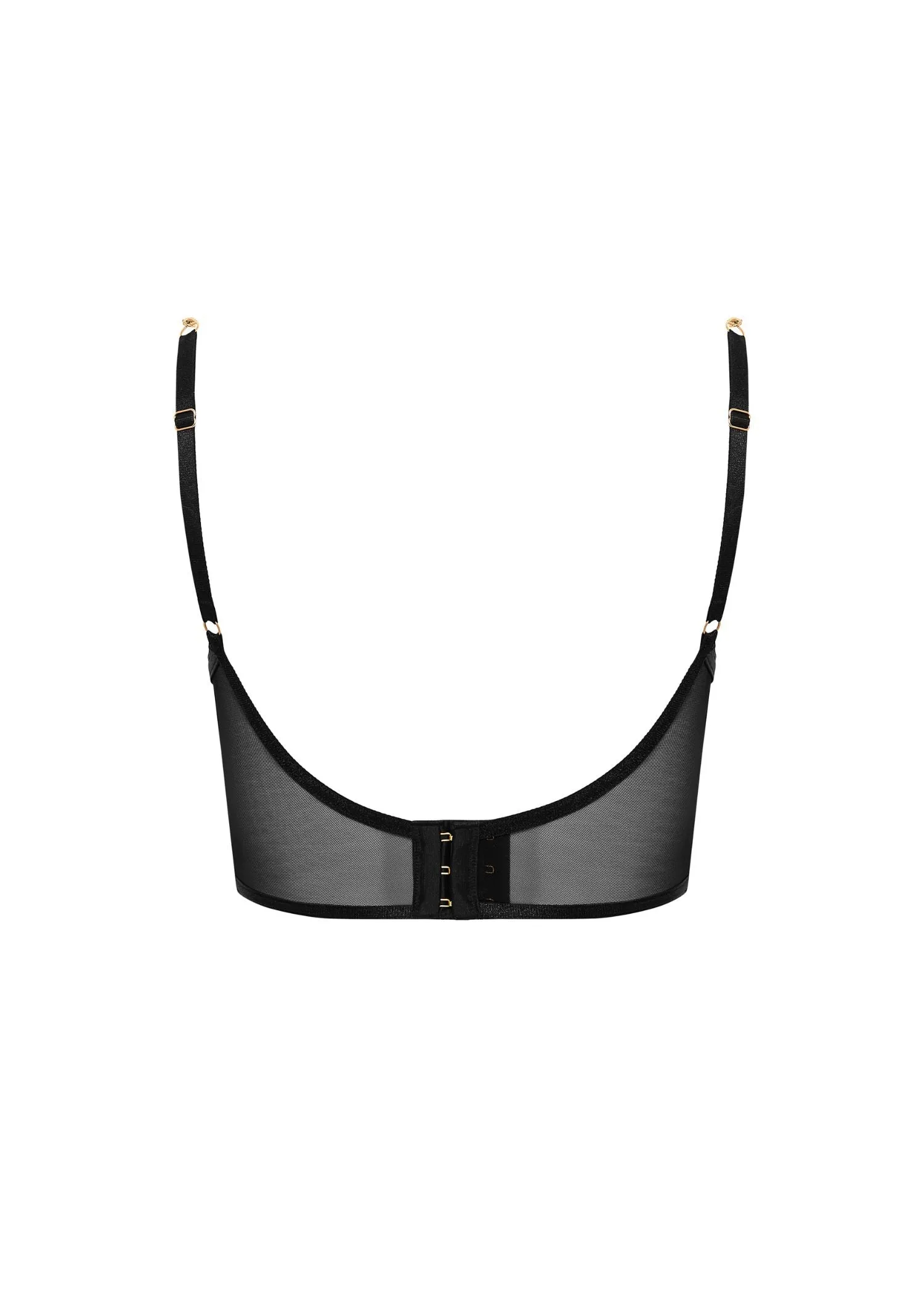 Emery Soft Bustier (Black/Gold)