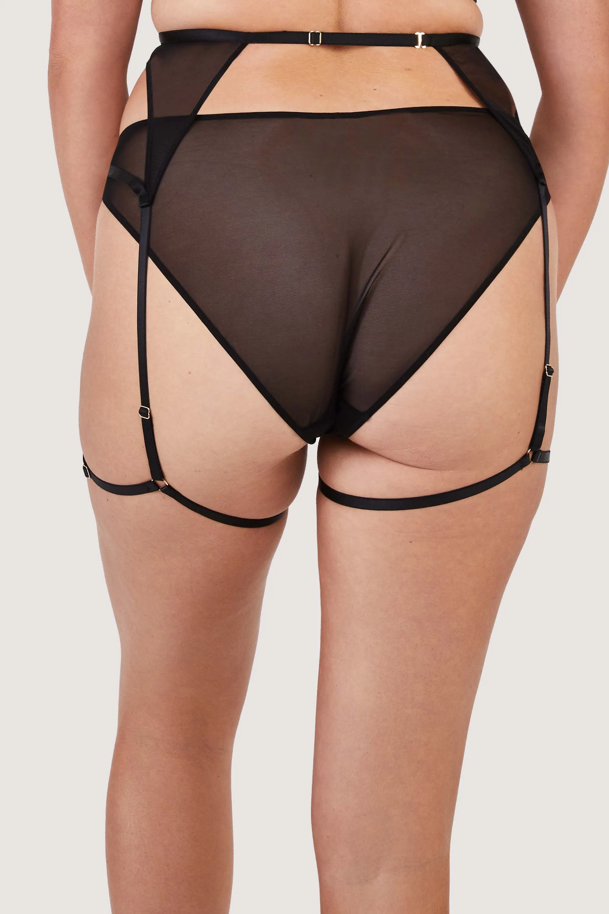 Fairfield Black Lace Suspender Belt