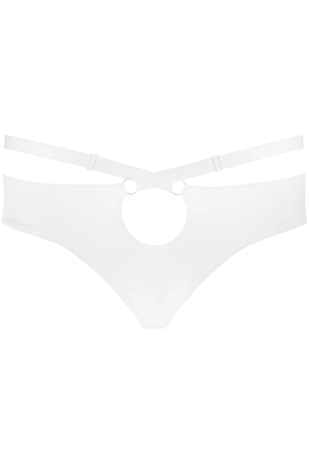 Fatale Tanga Bikini Bottom in White