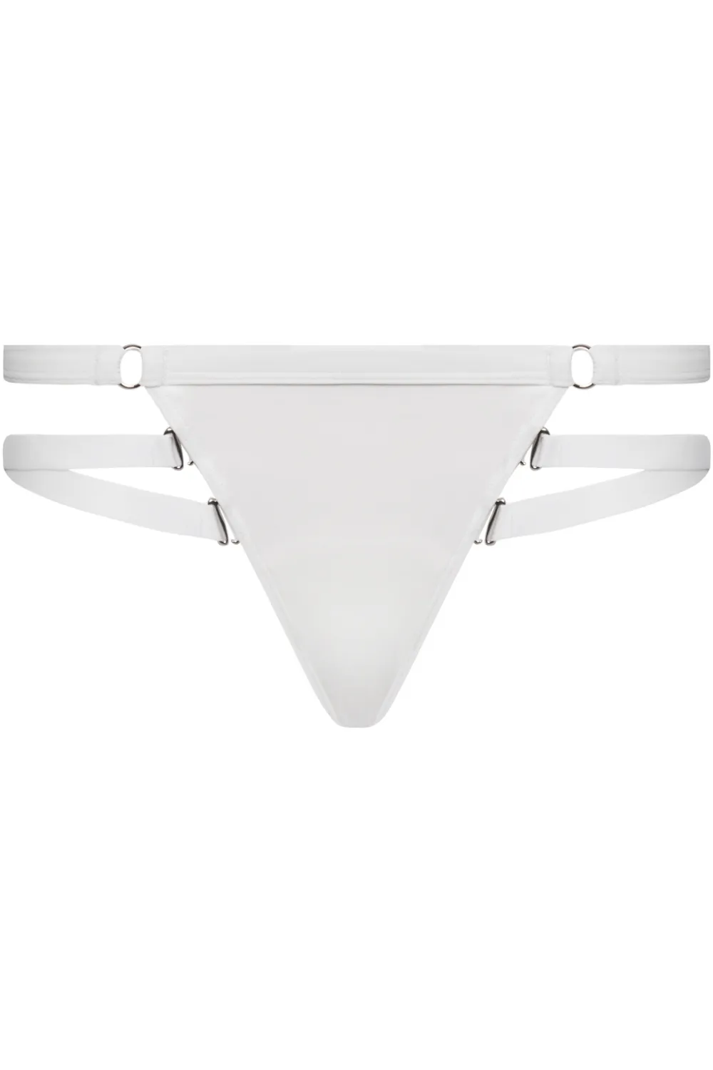 Fatale Thong Bikini Bottom in White