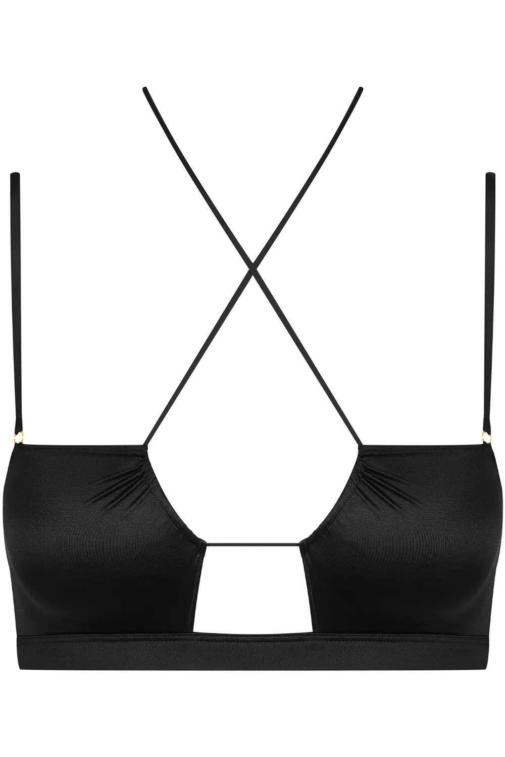 French Kiss Bralette Black