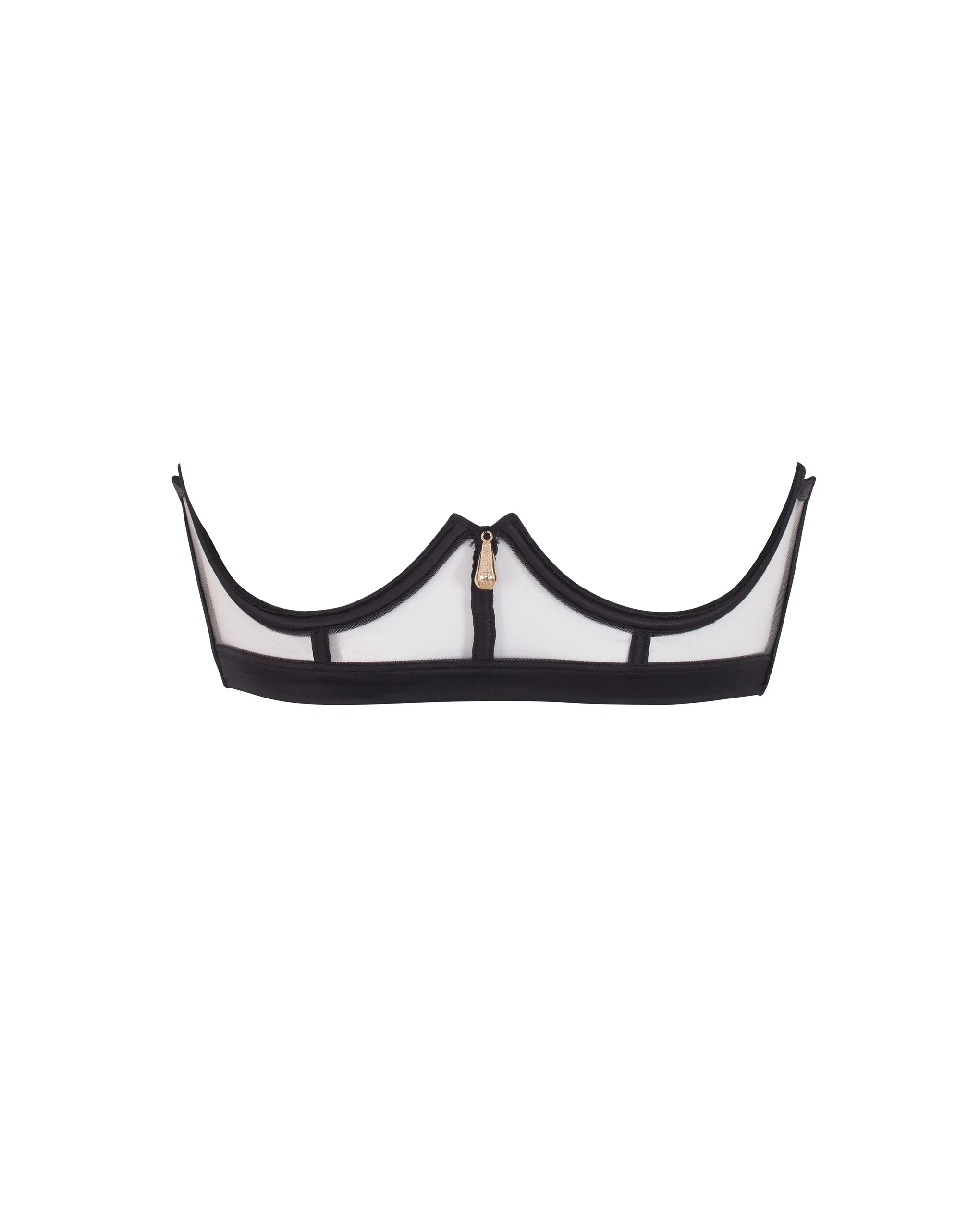 Karina Open Bra Black