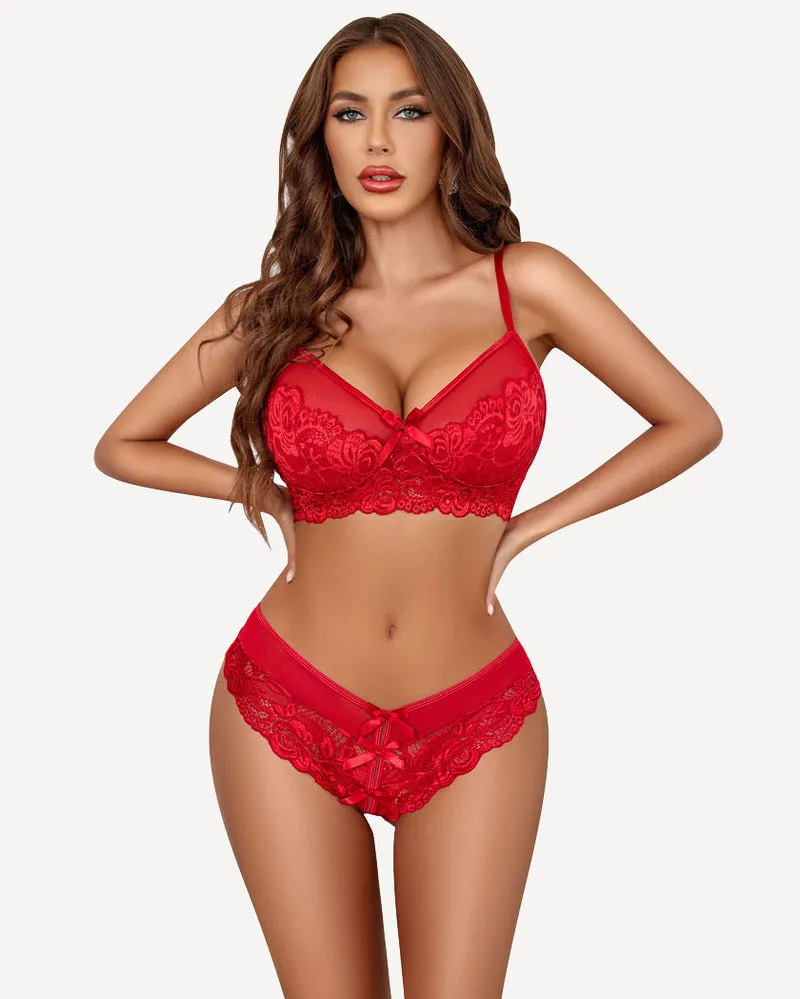 Lace Bra and Panty Sets Outfits (DE Only)