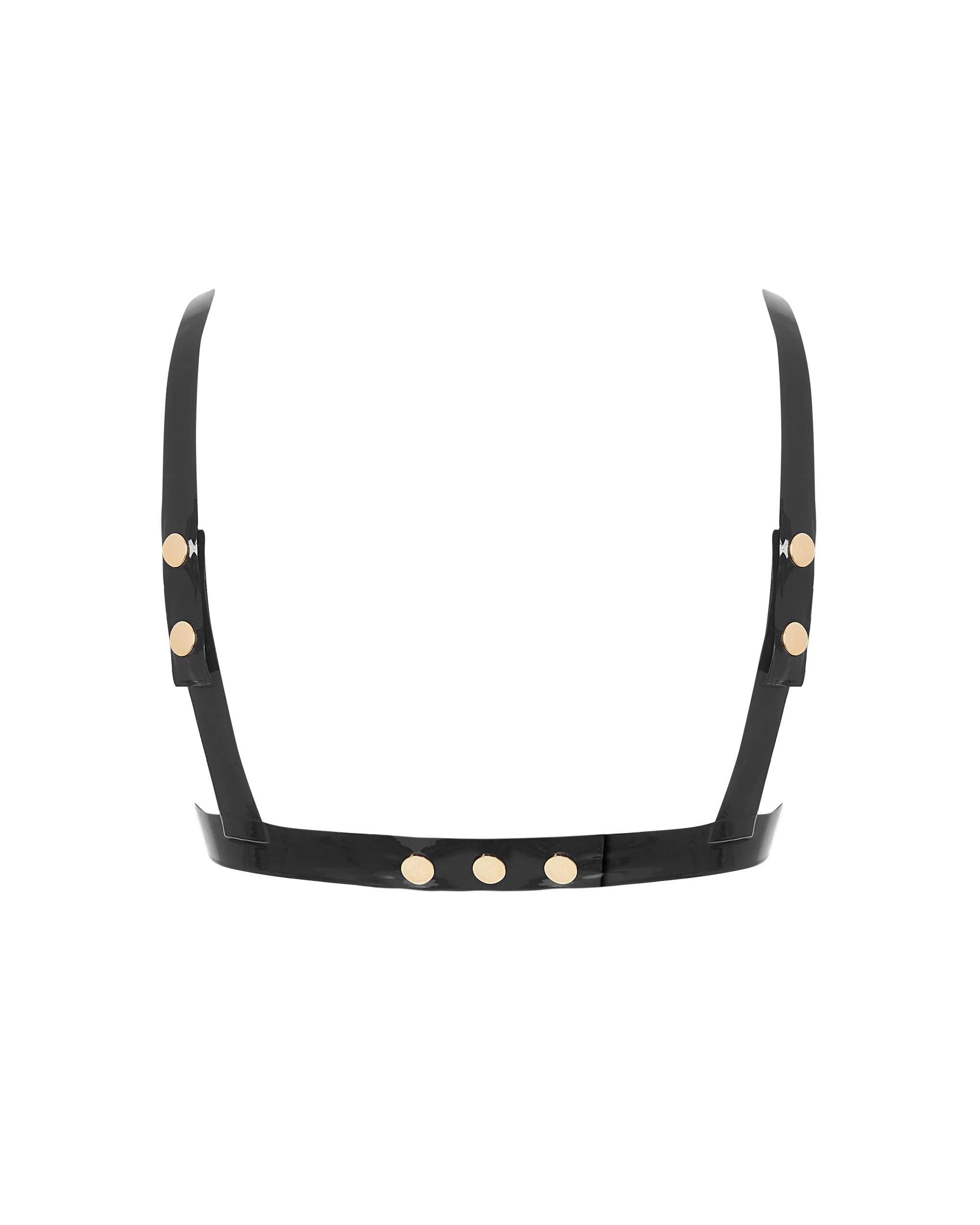 Latex Bra Black