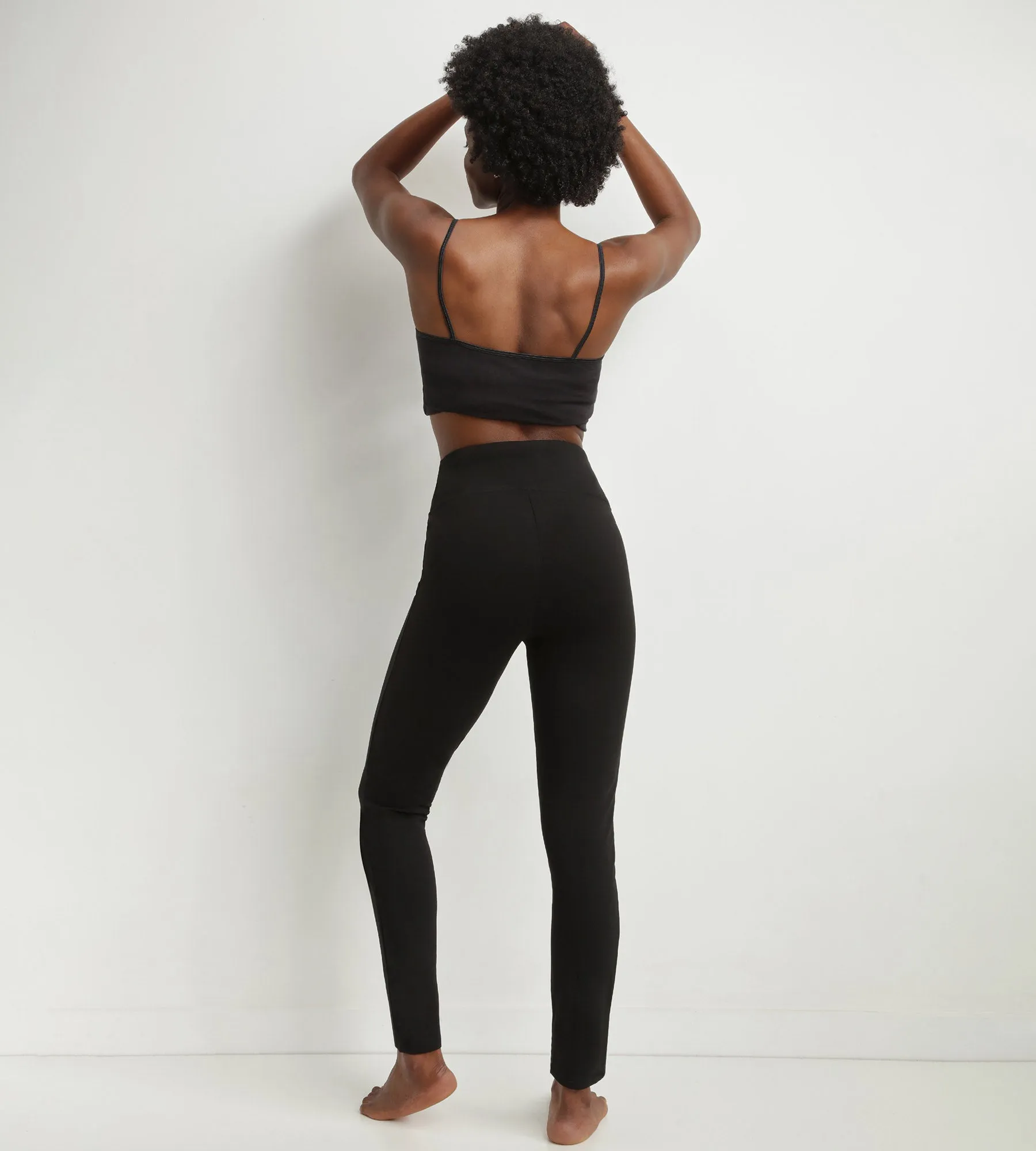 Legging pour femme Noir effet galbant Dim Relax & Go
