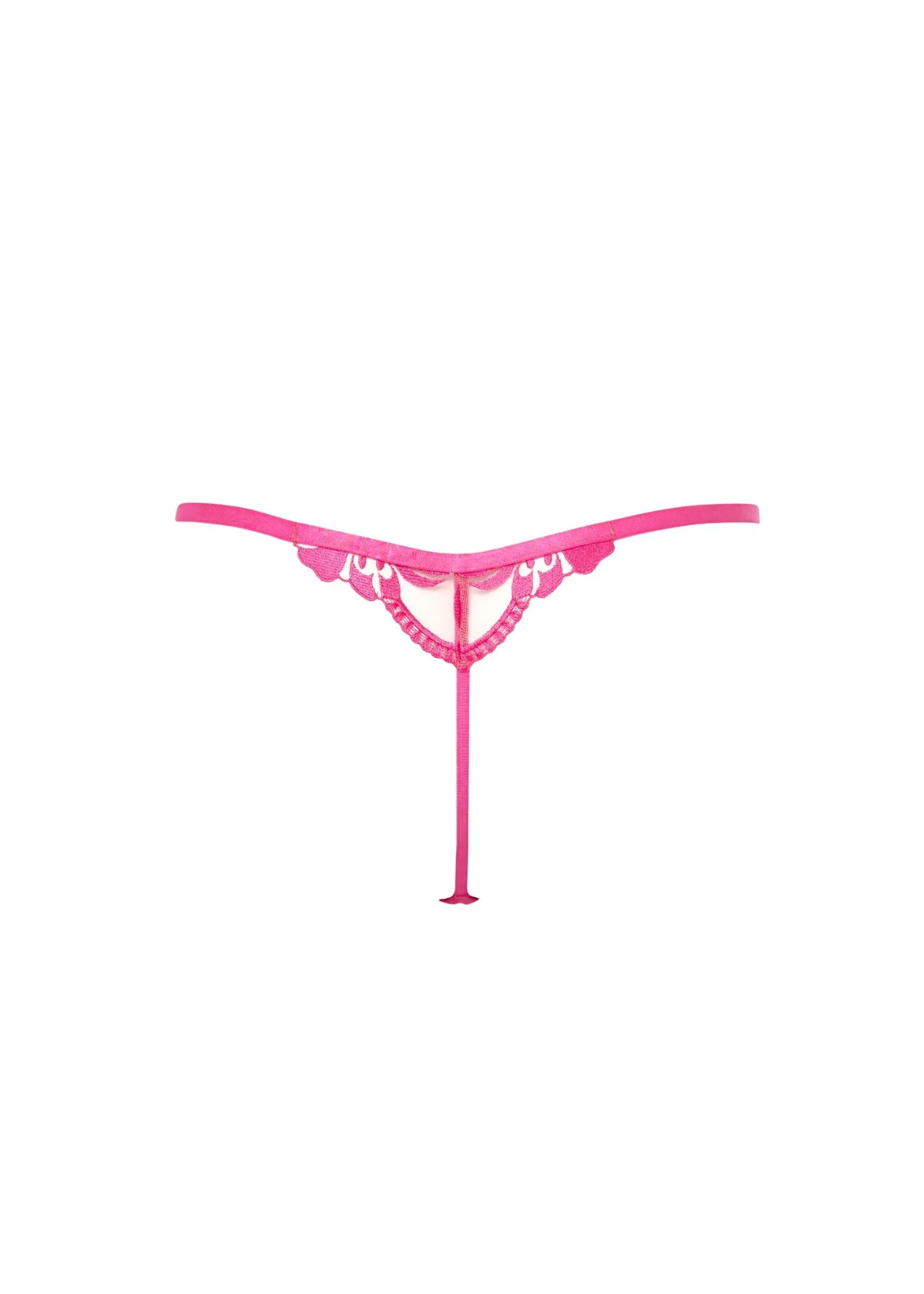 Leonora Thong (Fuchsia Pink/Sheer)