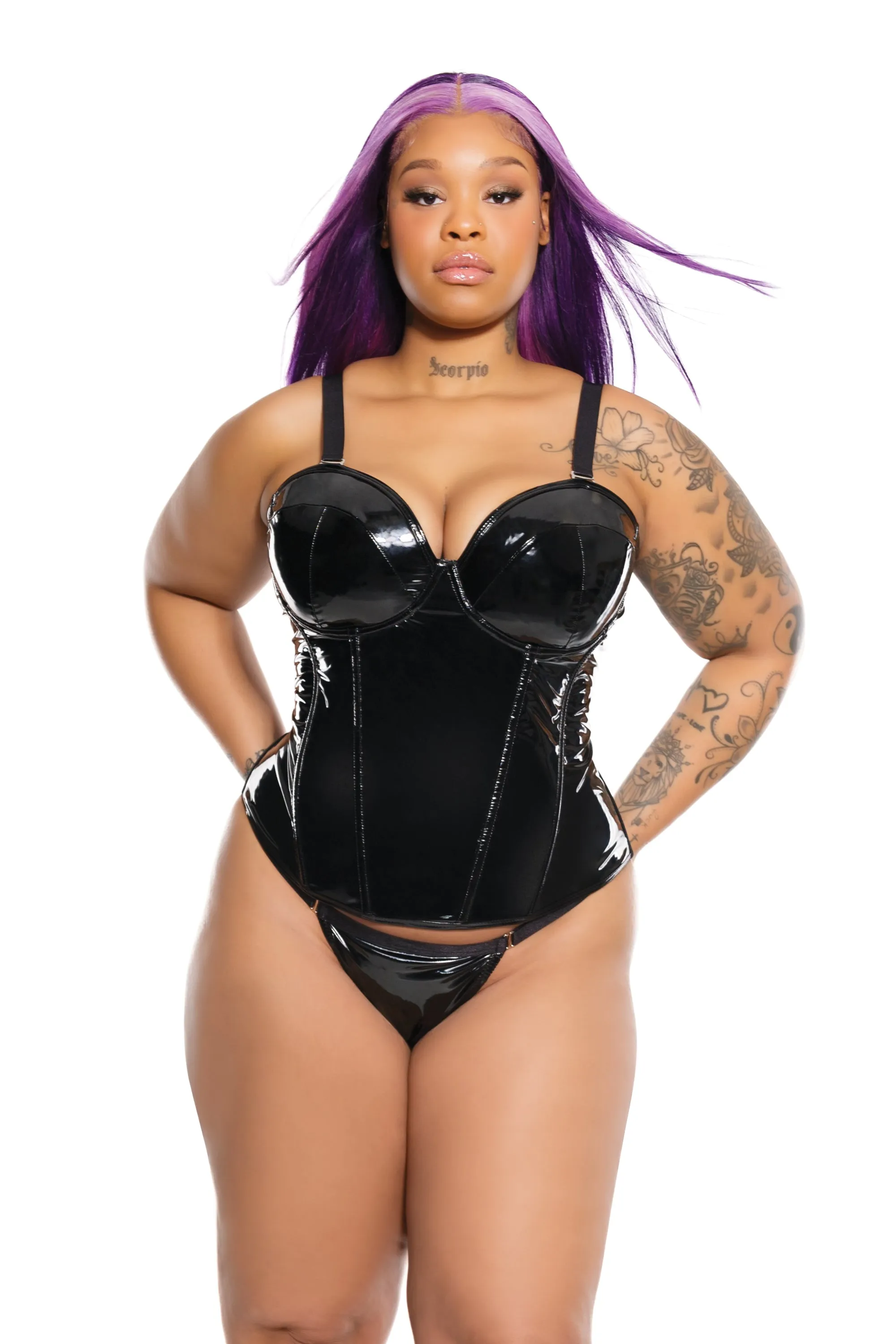 Lightly Padded Underwire Cups Bustier