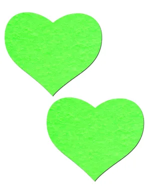 Love: Glow in the Dark Hearts Nipple Pasties