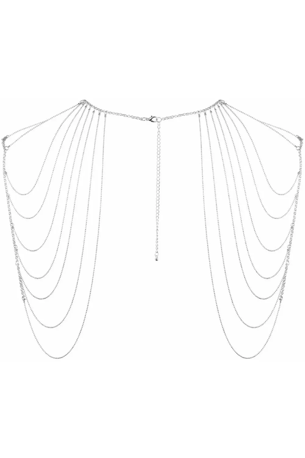 Magnifique Shoulders and Back Chain in Silver