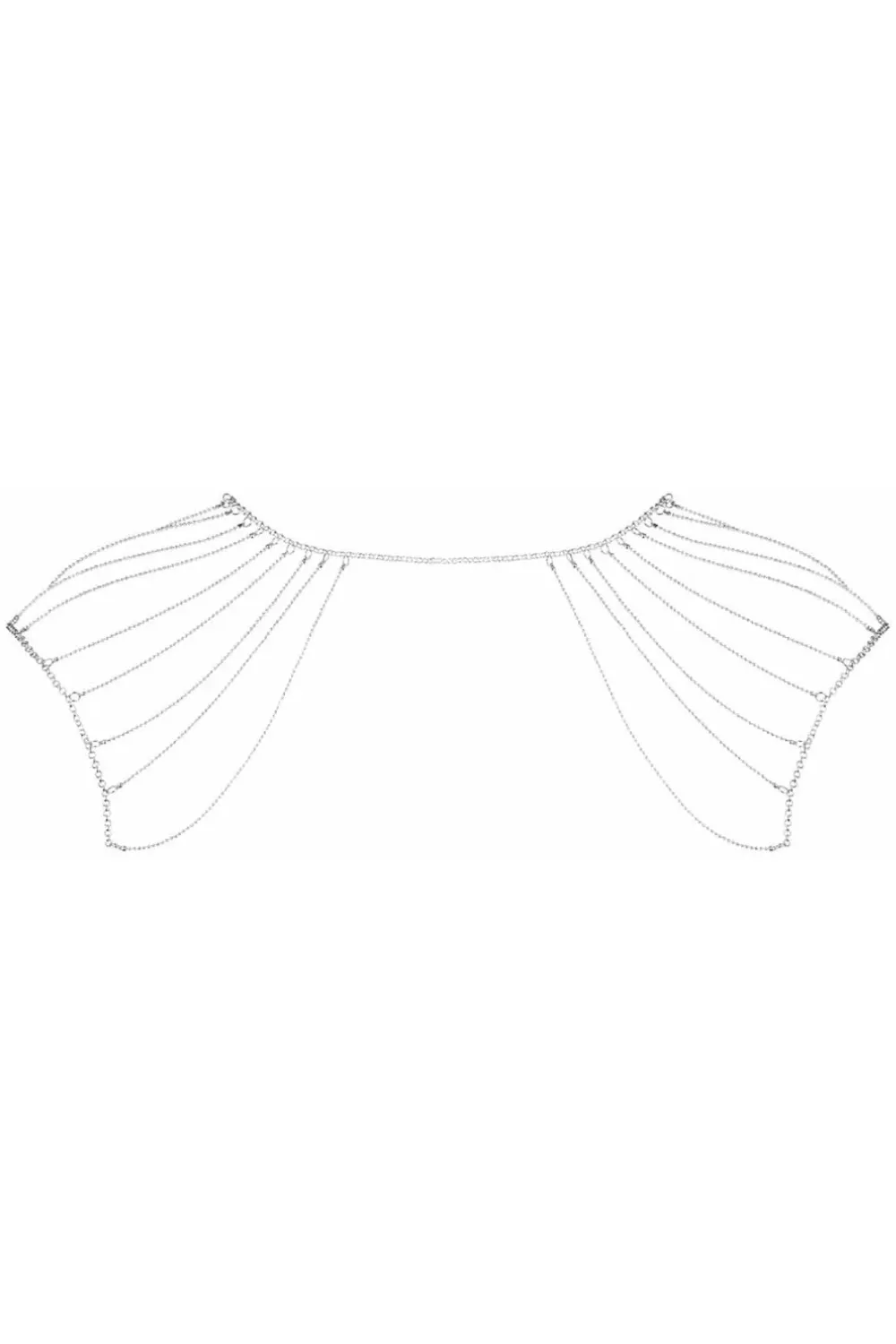 Magnifique Shoulders and Back Chain in Silver