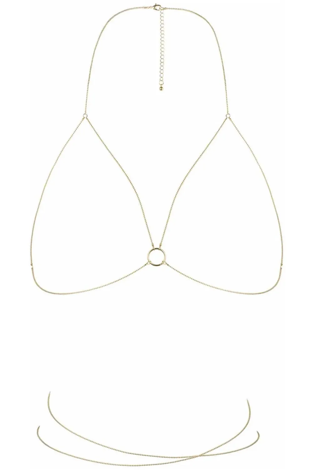 Magnifique Wrap Bra Chain Gold