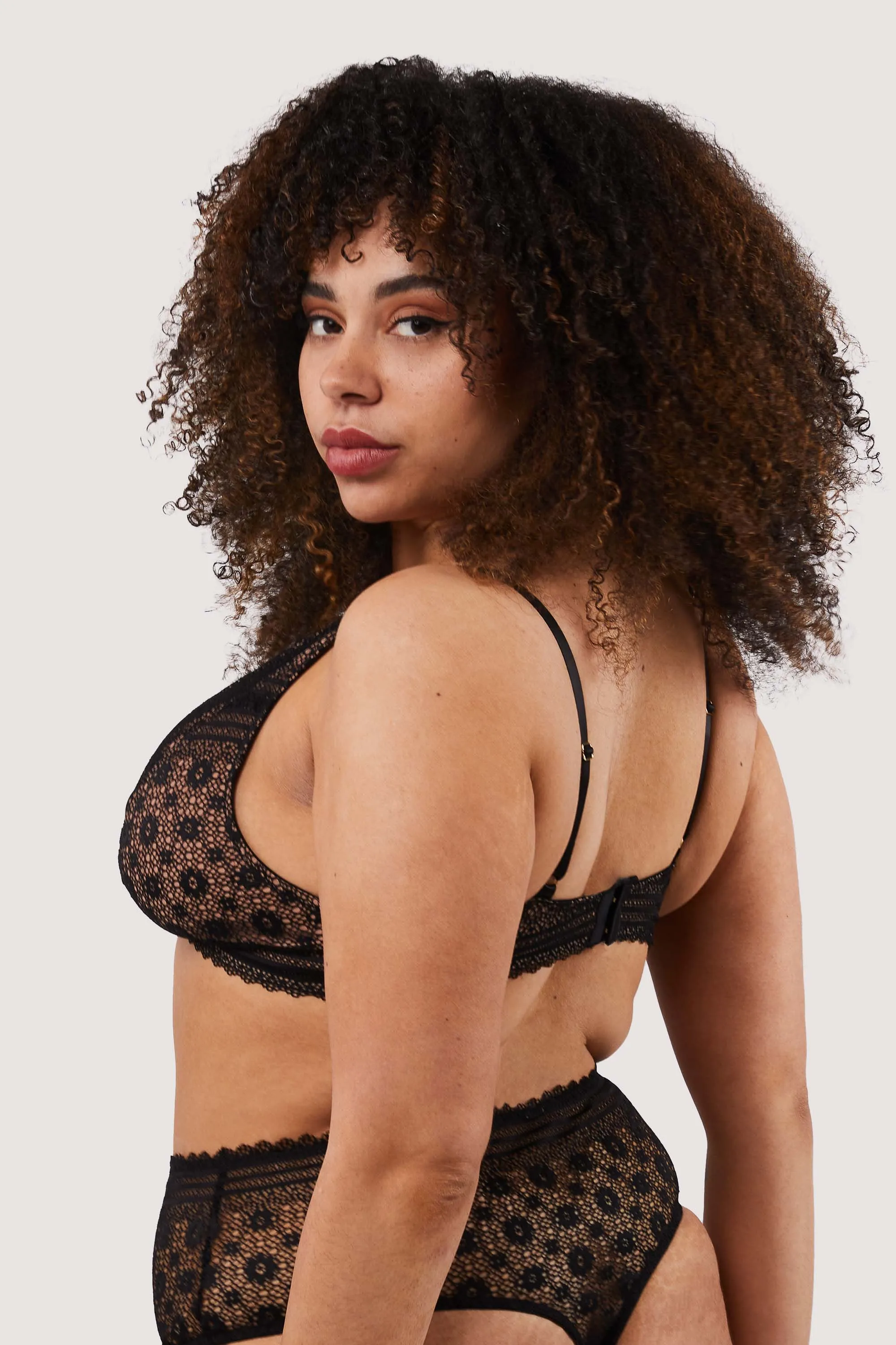 Maia Black Lace Bralette