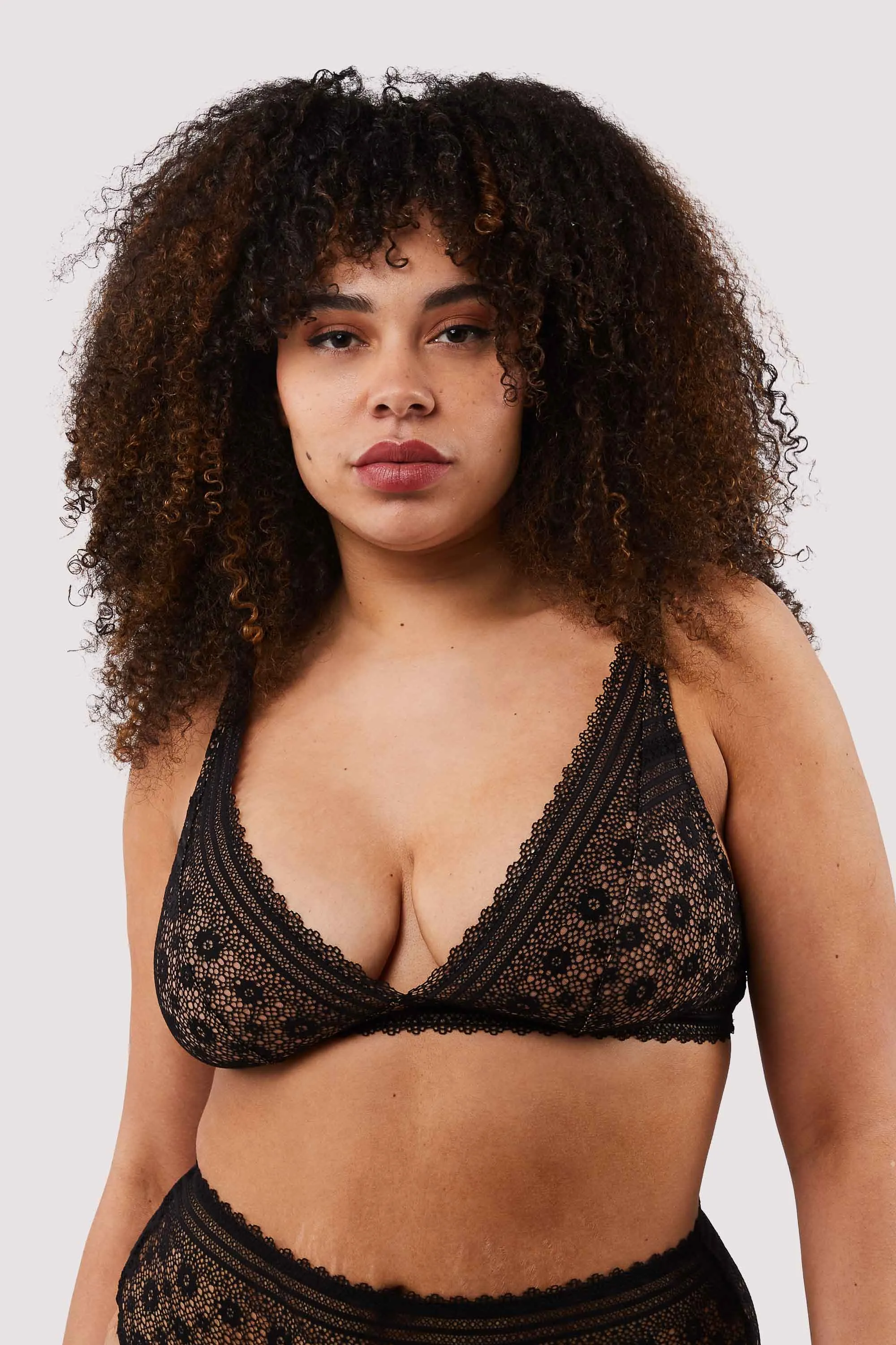 Maia Black Lace Bralette