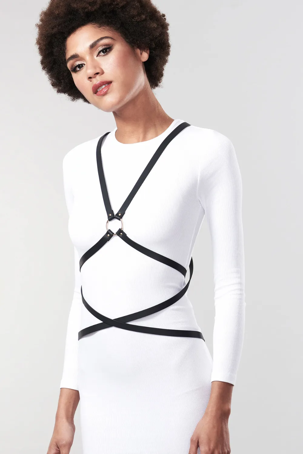Maze Vegan Leather Wrap Harness