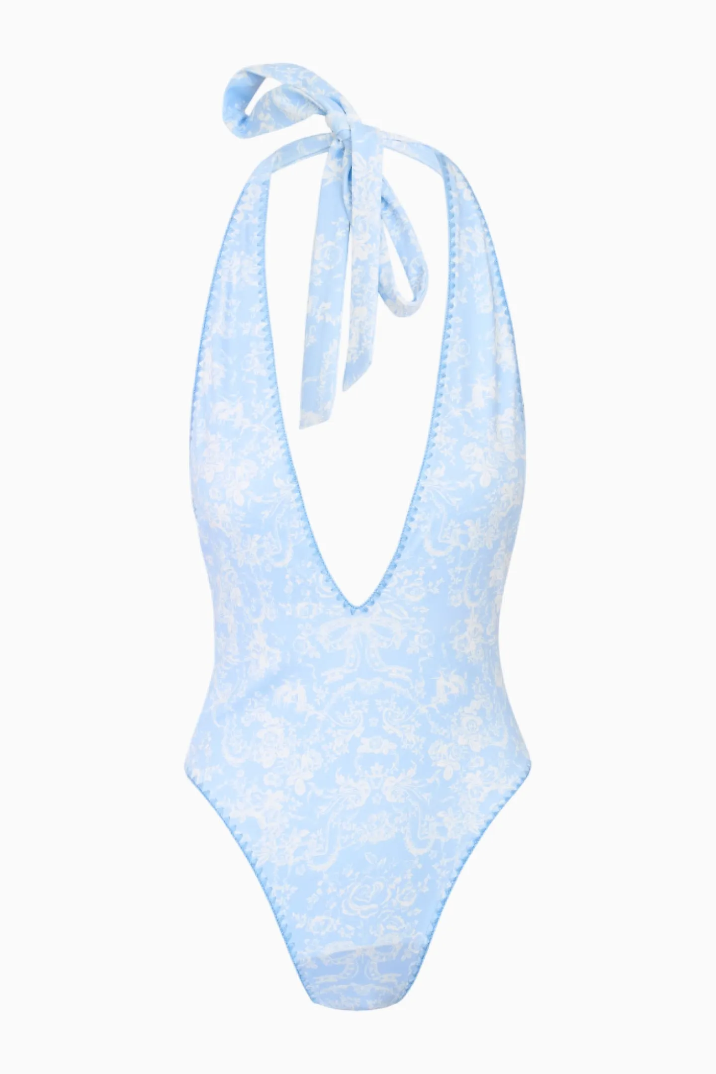 Meegan Toile Print One-Piece Swimsuit