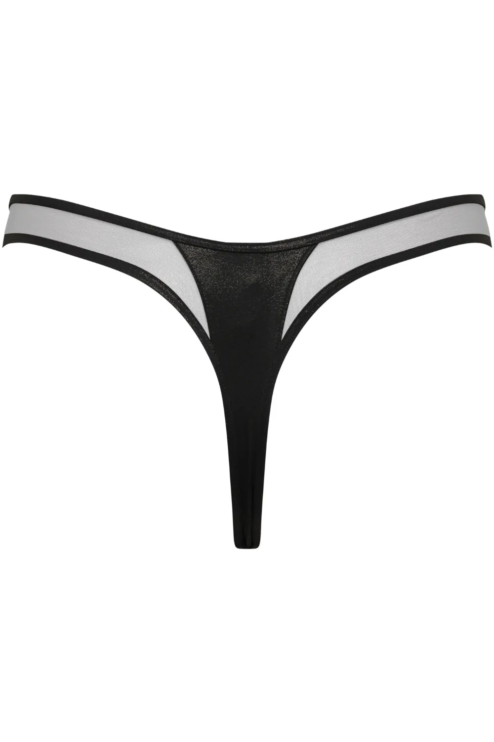Minuit Thong Bikini Bottom in Black