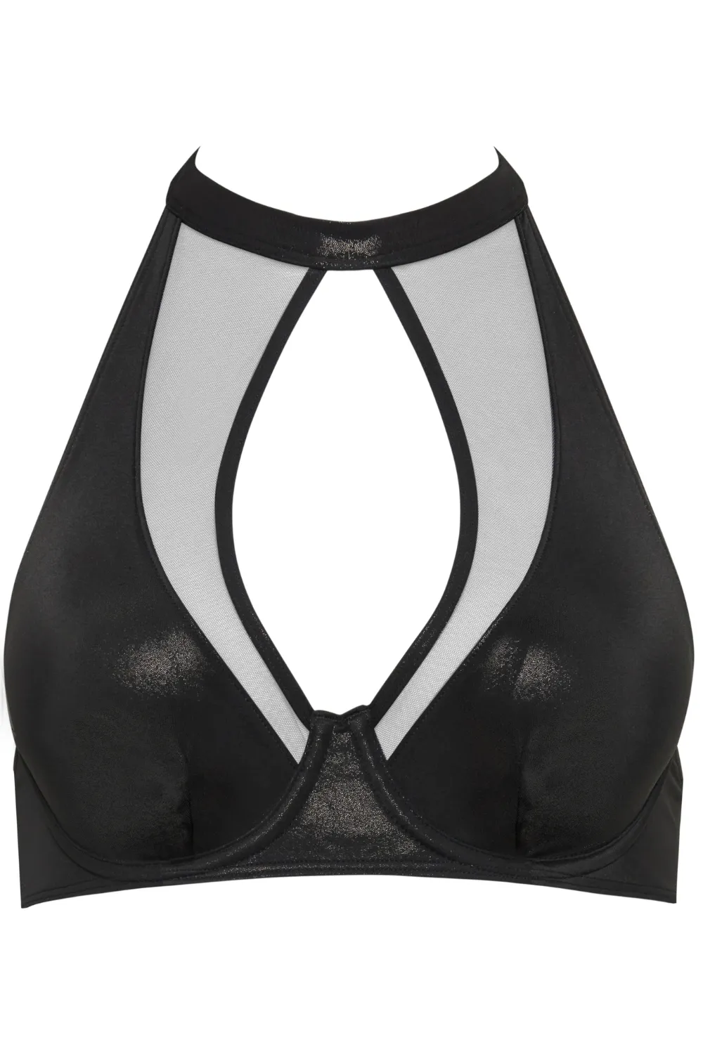 Minuit Underwired Bikini Top in Black