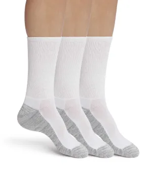 Pack of 3 pairs of men's cotton socks White Grey EcoDim Sport