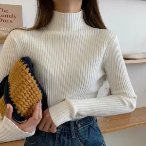 #PB Chic Long Sleeve Casual Turtleneck