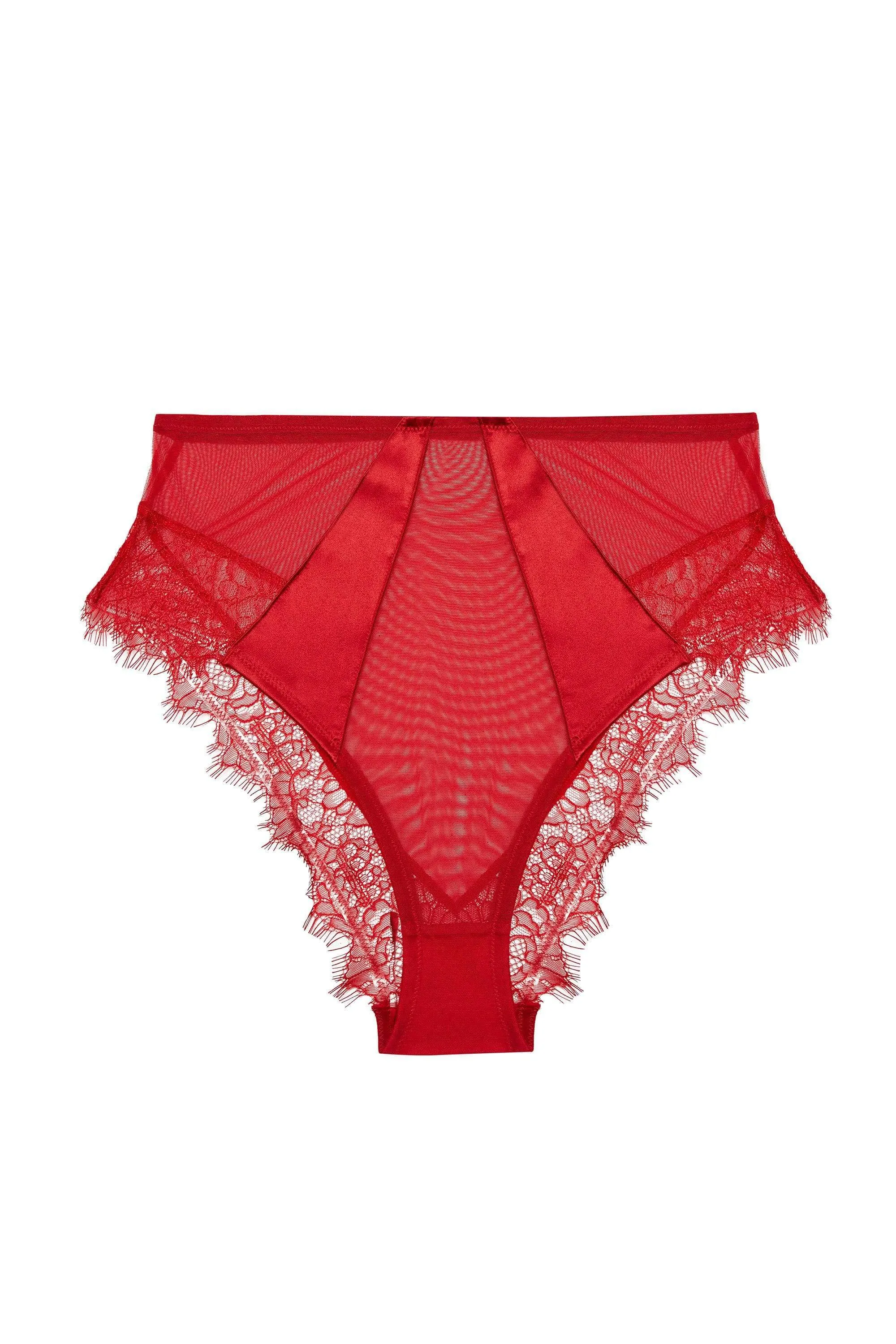 Playful Promises Melina Red High Waist Brief