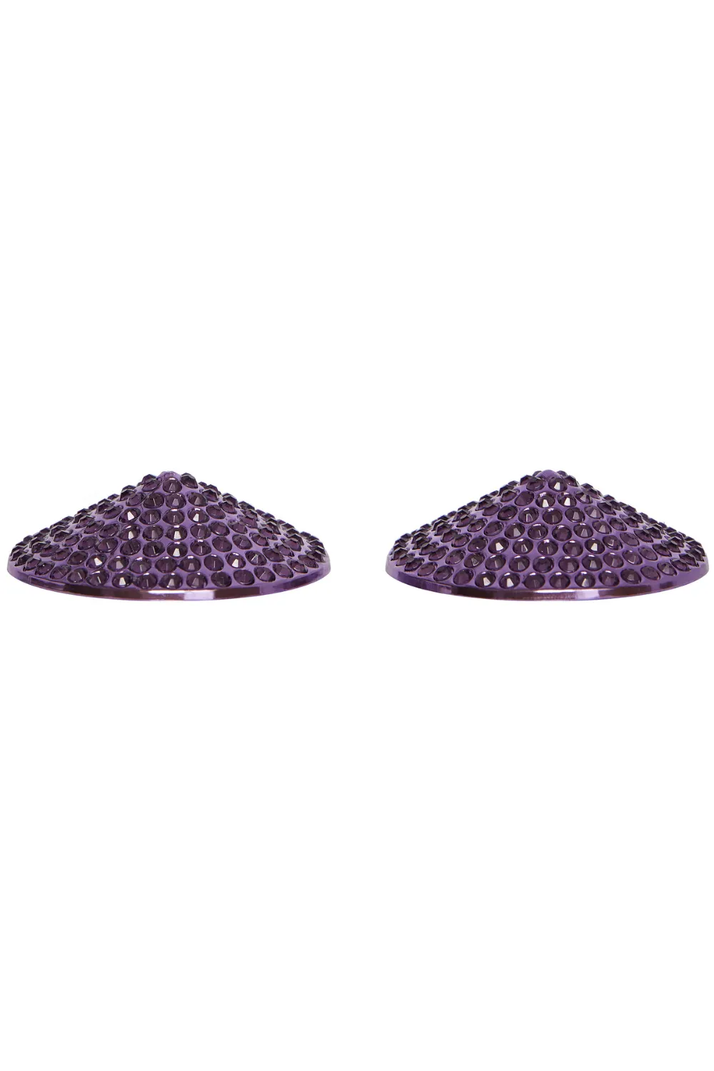 Purple Rhinestone Nipple Pasties