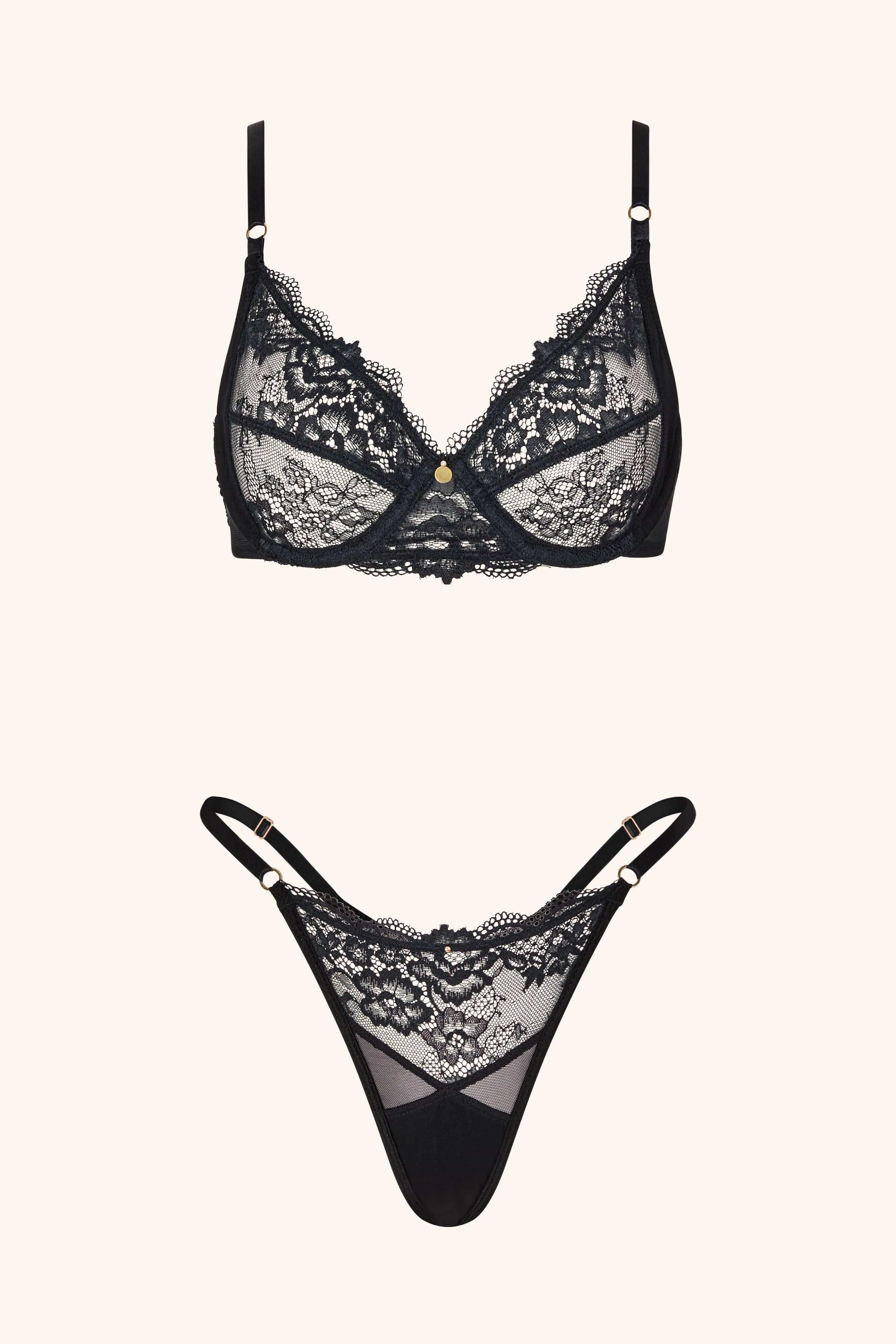 Push Up Bra Black