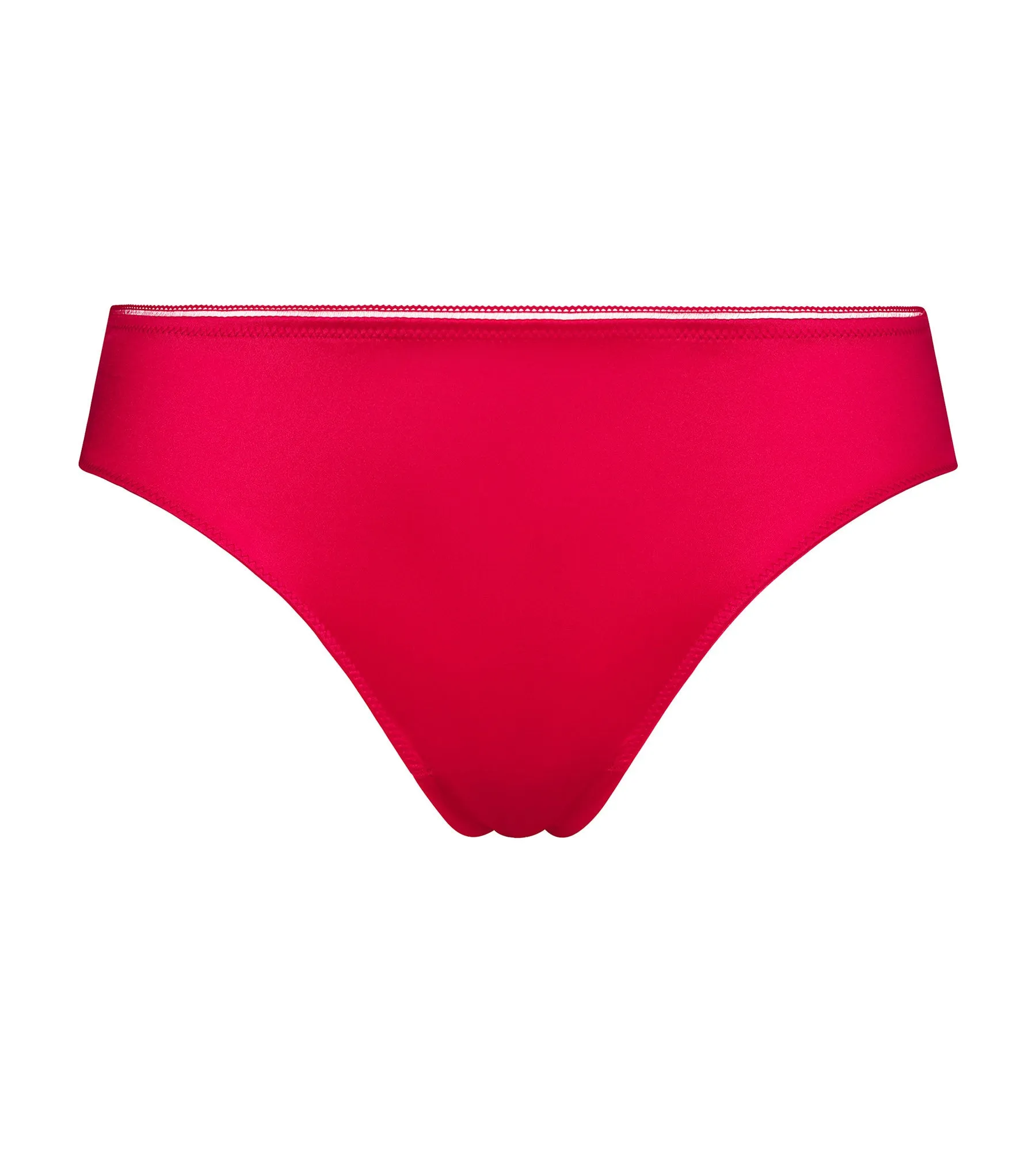 Red satin microfiber briefs Dim Chéri