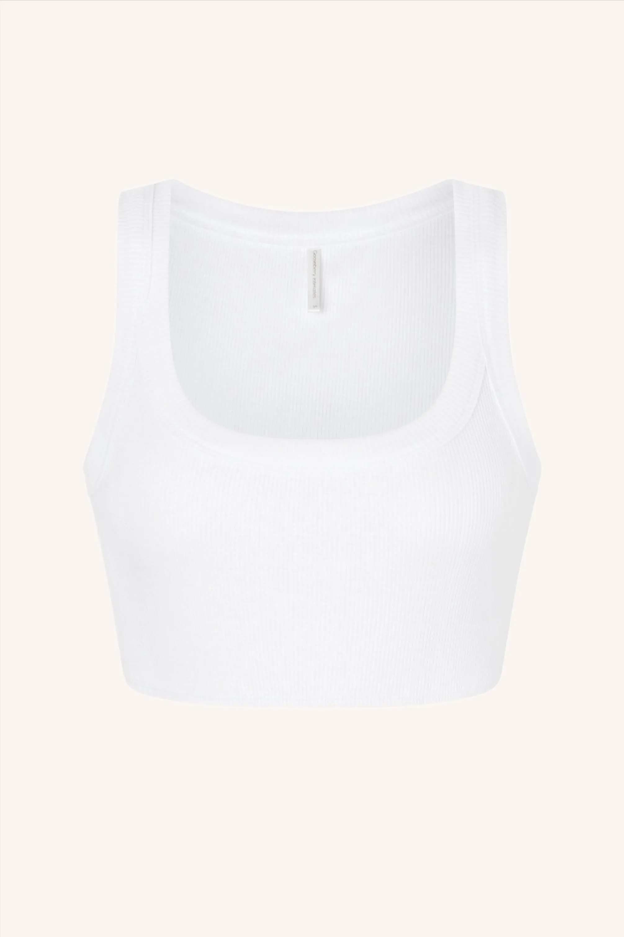 Rib Crop White
