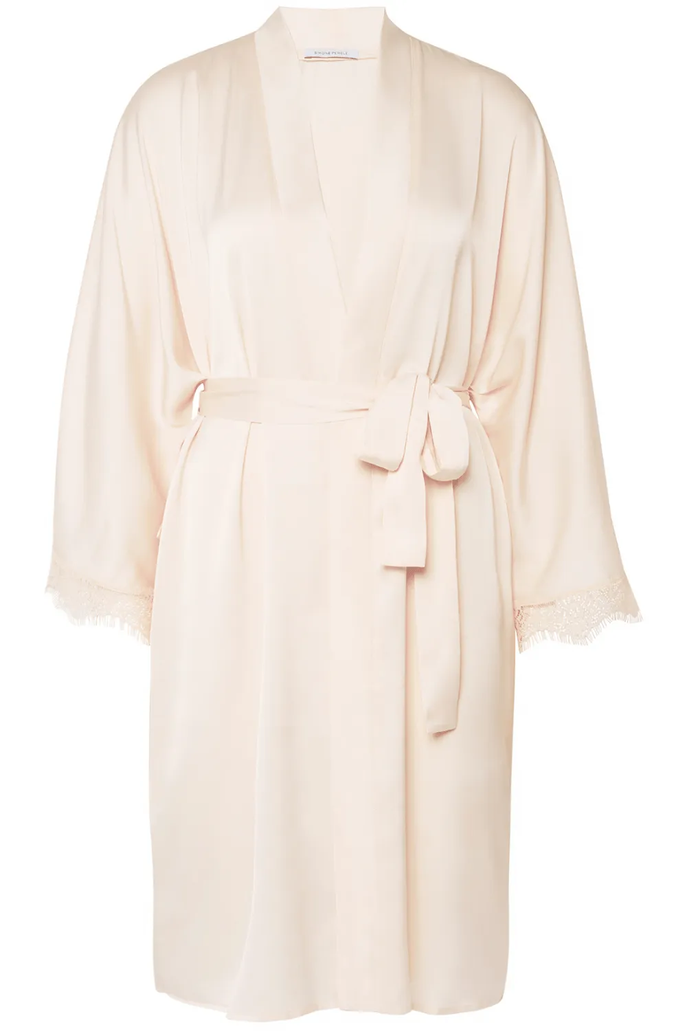 Satin Secrets Mid-Length Kimono in Rose Sakura