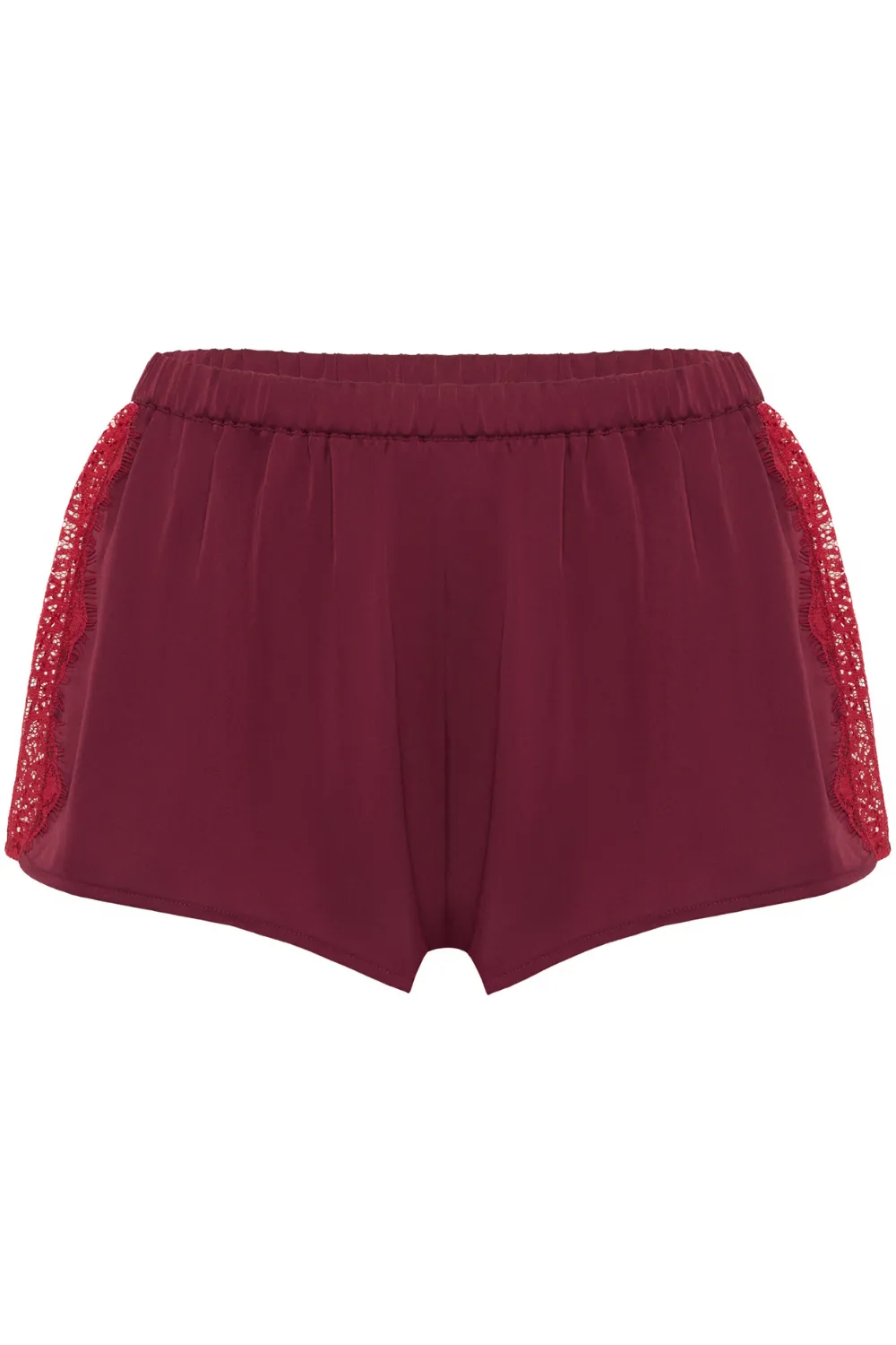 Satin Secrets Short Spinel Red