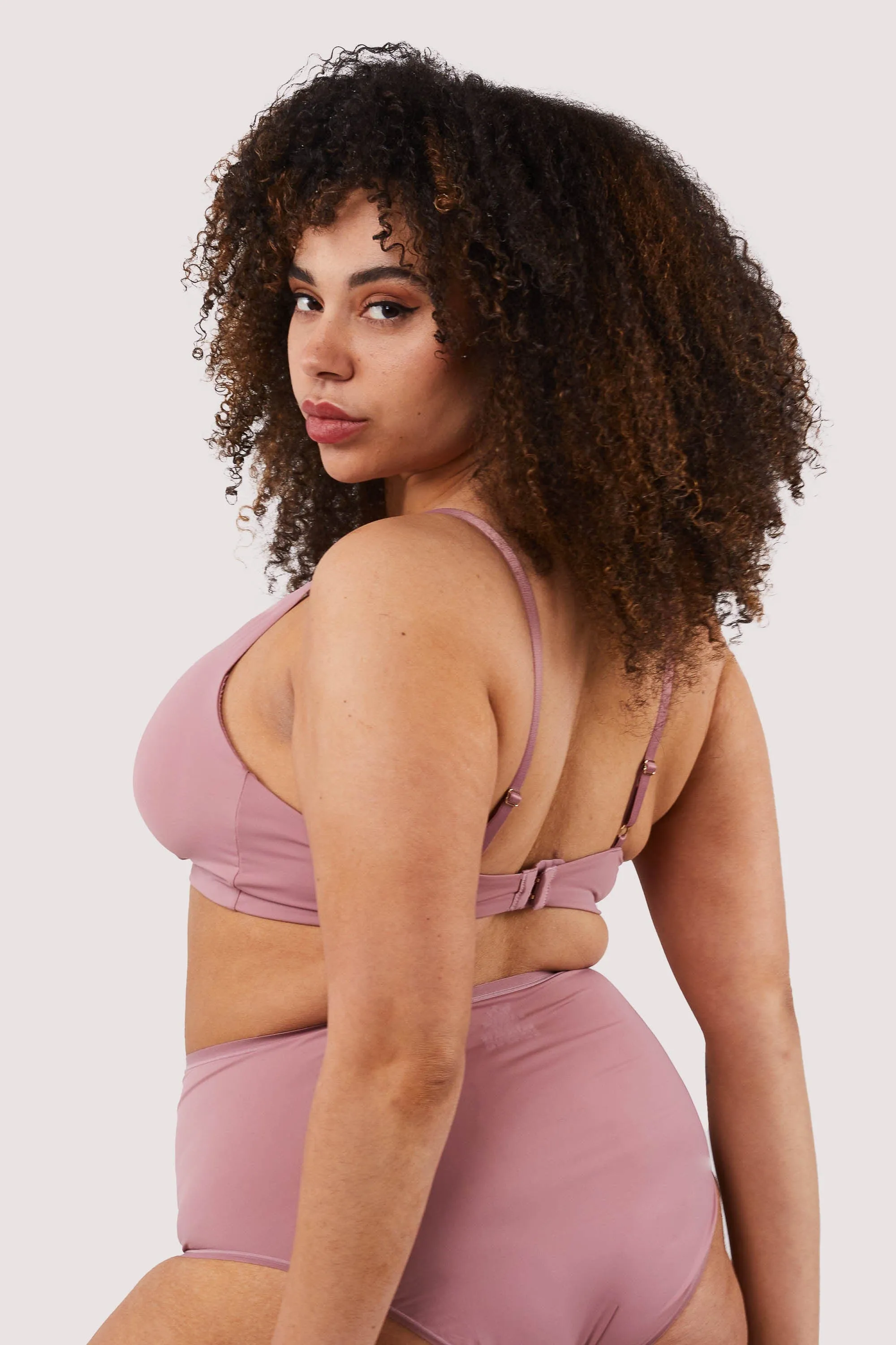 Second Skin Rose Recycled Crop Top Bra