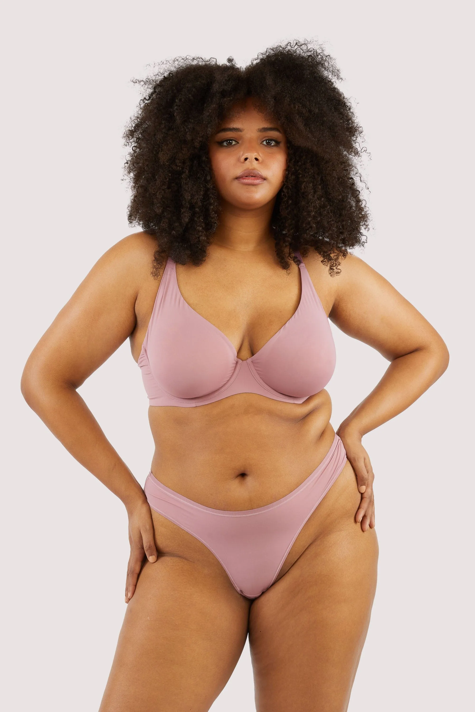 Second Skin Rose Recycled Plunge Bra