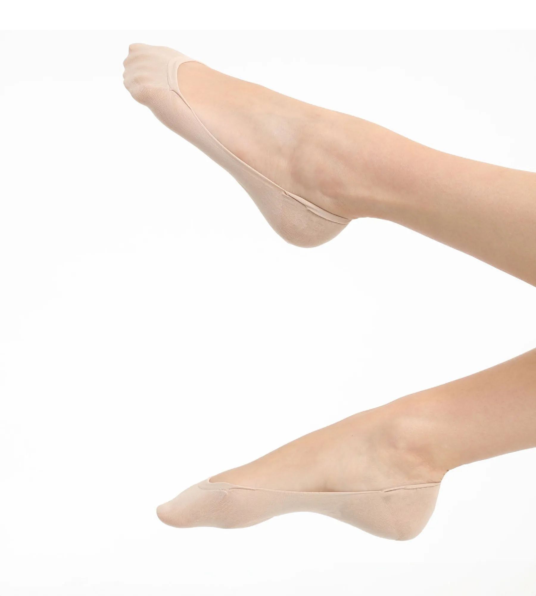 Semelle Anti-Choc 40 cushioned footies in nude