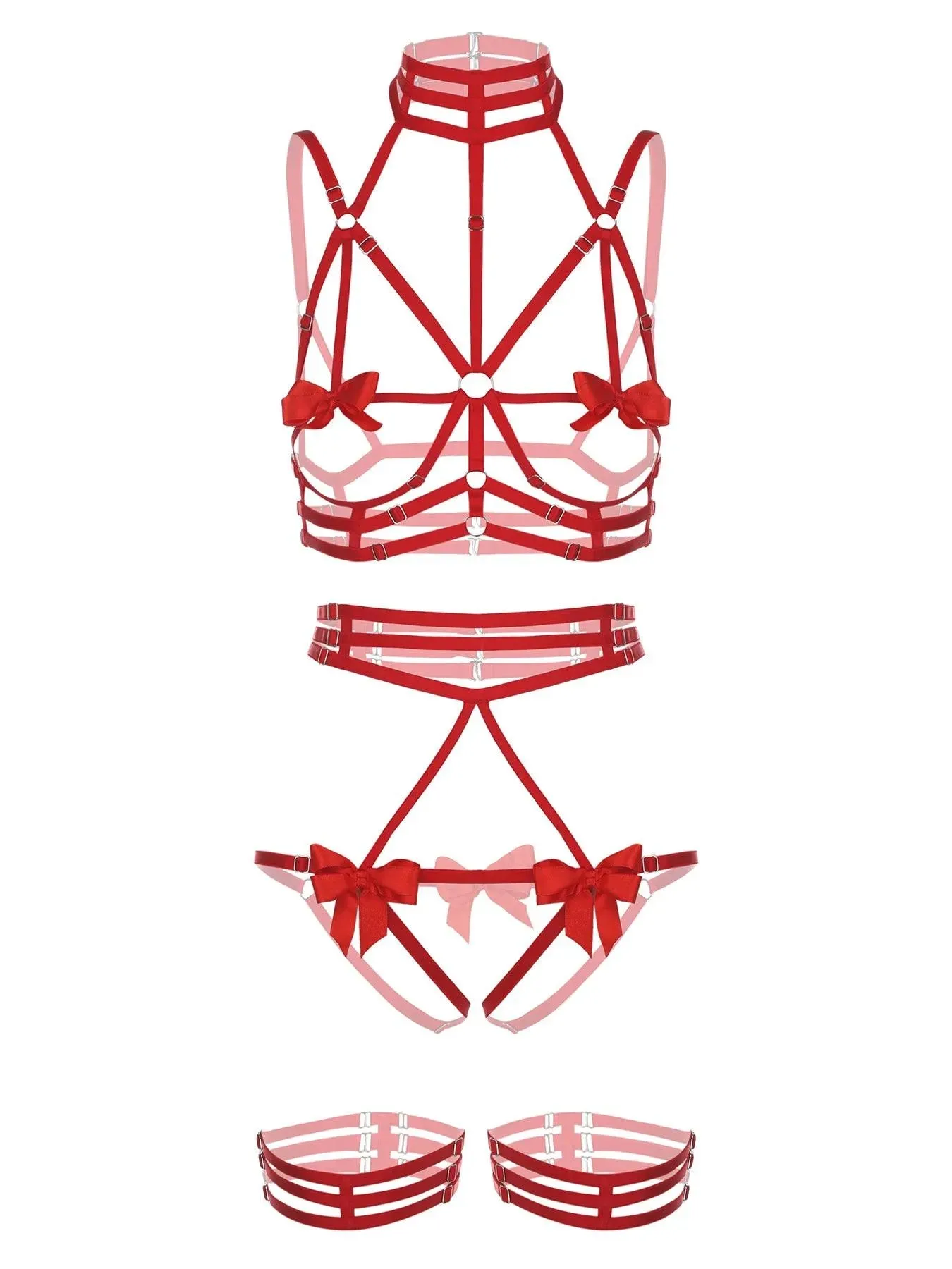 SET WITH HARNESSES AND GARTERS NIGHT OF SECRETS