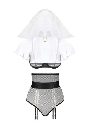 Sexy Nun Lingerie Set